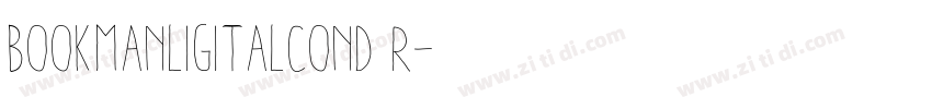 BookmanLigItalCond R字体转换